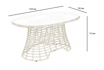 Стол плетеный обеденный-thumbs-Фото3
