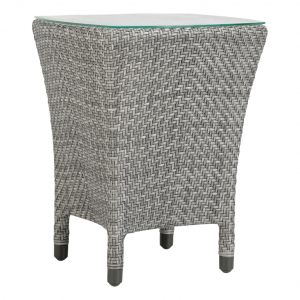 Столик плетеный кофейный JANUS et Cie Amari алюминий, искусственный ротанг дымчатый Фото 5