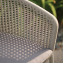 Кресло плетеное с подушками JANUS et Cie Knot алюминий, роуп, акрил окаменелость Фото 14