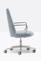 Кресло офисное на колесах PEDRALI Elinor алюминий, ткань, пенополиуретан Фото 14