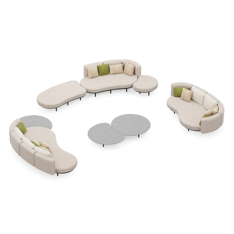 Диван дизайнерский с подушками Organix Lounge
