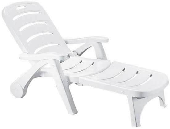 Шезлонг пластиковый Stella Di Mare Folding