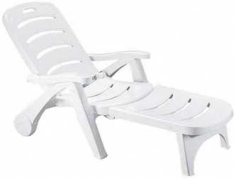 Шезлонг пластиковый Stella Di Mare Folding