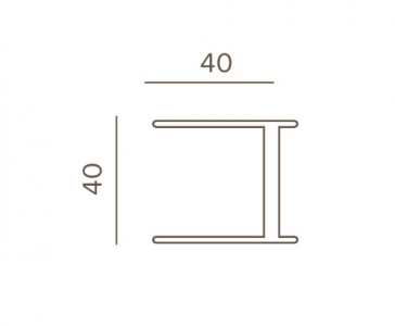 Столик металлический для лежака Grattoni Maldives алюминий антрацит Фото 2