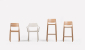 Стул пластиковый полубарный Nardi Cassia Stool Mini стеклопластик капучино Фото 5