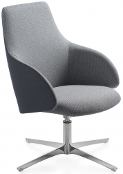 Кресло вращающееся с обивкой-thumbs-Фото1