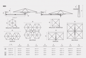 Зонт профессиональный Wall Paraflex