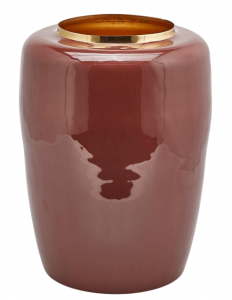 Ваза Шарм Бомба EDG Vase металл бургунди Фото 1