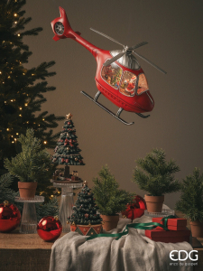 Подсвечник конусный Полосы EDG Candle Holder стекло прозрачный Фото 2