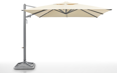 Зонт профессиональный 3х3 м Higold Levia алюминий, акрил антрацит, тортора Фото 38