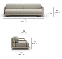 Диван двухместный с подушками-thumbs-Фото3