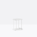 Столик кофейный PEDRALI Circuit сталь, компакт-ламинат HPL белый Фото 5