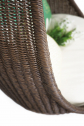 Кресло плетеное подвесное с подушкой Atmosphera Nest алюминий, искусственный ротанг, ткань Фото 3