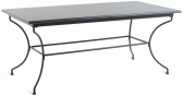 Стол металлический обеденный раздвижной Unopiu Toscana железо графит Фото 1