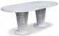 Комплект плетеной мебели Skyline Design Dynasty алюминий, искусственный ротанг, sunbrella белый, бежевый Фото 7