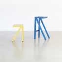 Табурет металлический барный Magis Bureaurama алюминий синий Фото 17