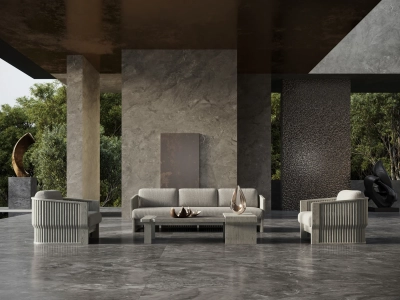 Столик кофейный деревянный SNOC Elythia Ash тик пепельный Фото 4