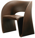 Кресло пластиковое Magis Raviolo полиэтилен ржавый коричневый Фото 1