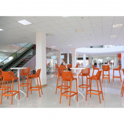 Стул пластиковый барный Air Bar 75