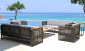 Комплект мебели Skyline Design Horizon алюминий, тик, полиэстер, sunbrella черный, темно-серый, бежевый, натуральный Фото 1