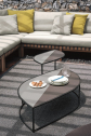Столик кофейный RODA Leaf 001 сталь, керамогранит Фото 4