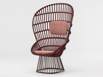 Кресло плетеное с подушкой-thumbs-Фото1