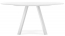 Стол круглый PEDRALI Arki-Table Compact сталь, алюминий, компакт-ламинат HPL белый Фото 1