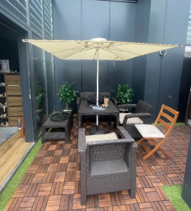 Зонт профессиональный THEUMBRELA SEMSIYE EVI Kiwi Clips алюминий, акрил Фото 10