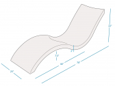 Лежак пластиковый Ledge Lounger Signature полиэтилен Фото 2