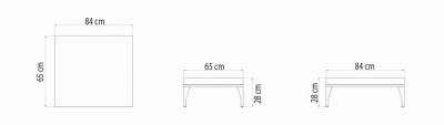 Банкетка плетеная с подушкой Skyline Design Brafta алюминий, искусственный ротанг, sunbrella белый, бежевый Фото 5