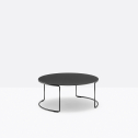 Столик кофейный PEDRALI Circuit сталь, компакт-ламинат HPL черный Фото 5