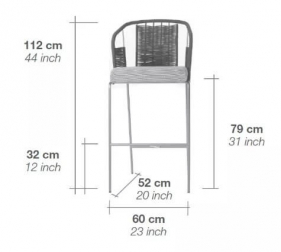 Кресло барное плетеное-thumbs-Фото3