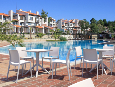 Комплект пластиковых стульев Siesta Contract Maya Set 4 пластик белый Фото 11