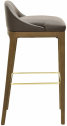 Стул барный с обивкой Morelato Bellagio ясень, ткань Фото 2