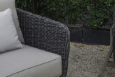 Комплект плетеной мебели Tagliamento Jura акация, алюминий, искусственный ротанг, полиэстер серый, натуральный Фото 19