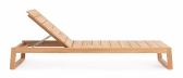 Шезлонг-лежак деревянный Garden Relax Jeremy тик натуральный Фото 3