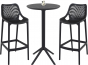 Комплект пластиковой барной мебели Sky Folding Bar 60 Air