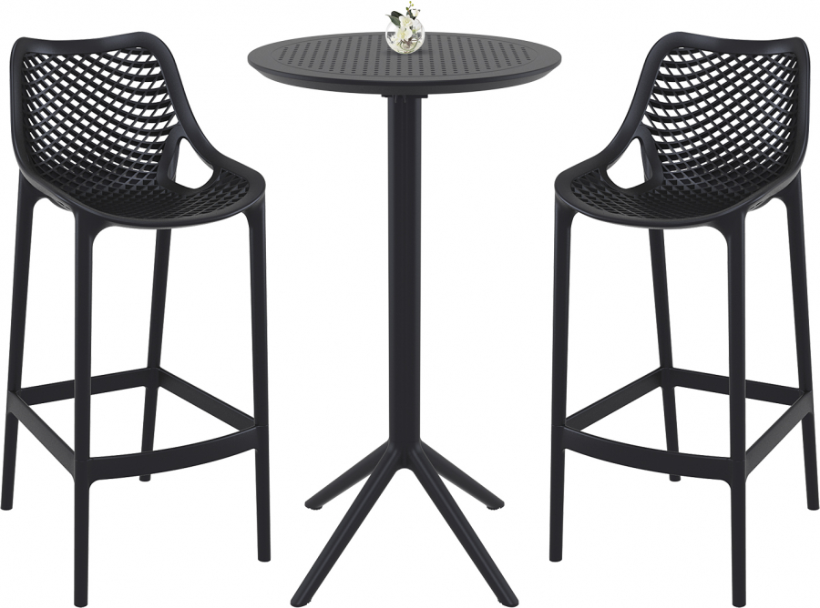 Комплект пластиковой барной мебели Sky Folding Bar 60 Air