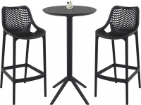 Комплект пластиковой барной мебели Sky Folding Bar 60 Air