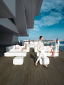 Модуль левый с подушкой Vondom Vela Basic  полиэтилен, ткань Фото 10