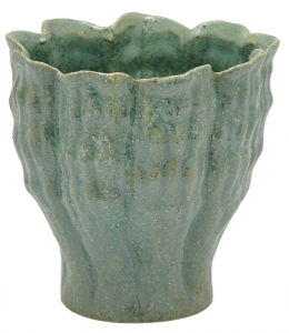 Ваза Морской Цветок Чакра EDG Vase керамика бирюзовый Фото 1