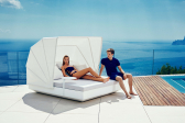Лаунж-лежак с козырьком Vondom Vela Basic полиэтилен, ткань Фото 5