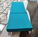 Матрас для шезлонга с креплением капюшон MedMat поролон, кожа ПВХ бирюзовый Фото 8