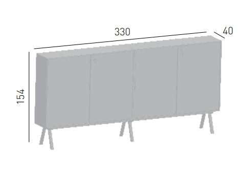 Комод офисный Multiple Cabinet 2027