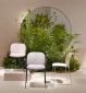 Стул пластиковый на полозьях с подушкой Scab Design Mentha Go Green сталь, технополимер тортора Фото 7