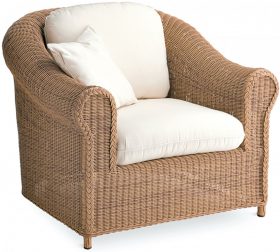 Лаунж-кресло плетеное с подушками-thumbs-Фото1
