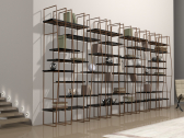 Стеллаж книжный Orsenigo Infinity сталь, МДФ Фото 7