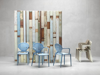 Стул пластиковый Scab Design Colette стеклопластик голубой Фото 4