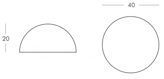 Светильник пластиковый уличный Полусфера-thumbs-Фото3