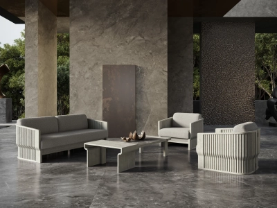 Столик кофейный деревянный SNOC Elythia Ash тик пепельный Фото 6